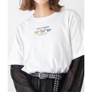 tシャツ Tシャツ WEGO/ButterflyモチーフプリントTシャツ｜zozo