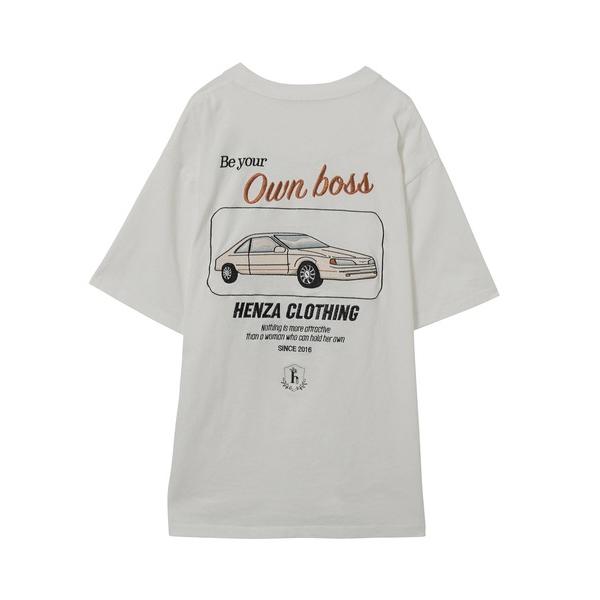 tシャツ Tシャツ レディース HENZA X STYLES Embroidery T-shirt ...