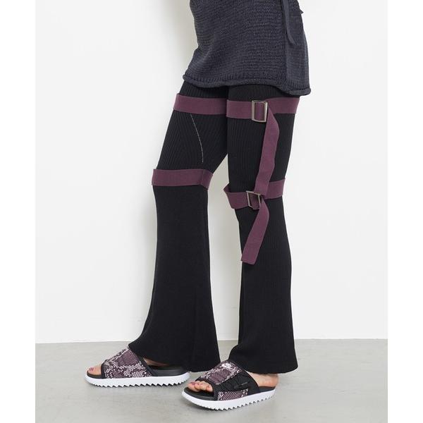 パンツ レディース HENZA X STYLES Belt knit pants BD0002