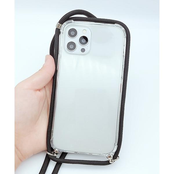 スマホケース パラコード付き クリアiPhoneケース