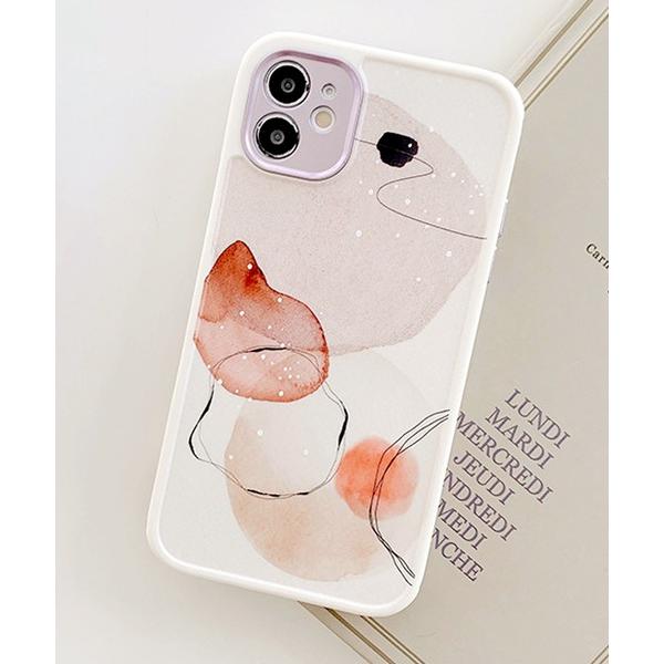 スマホケース 水彩画風 シリコン iPhoneケース