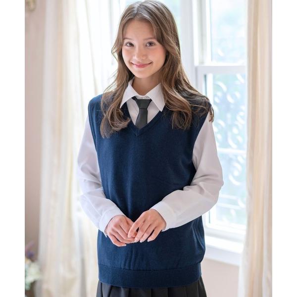 ベスト  コットンニットスクールベスト キッズ 子供服 男の子 女の子