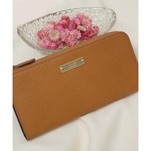 財布 「CLAIRE」イタリアンレザー無地シュリンクL字ウォレット レディース