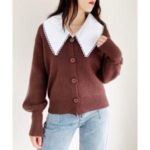 カーディガン 2WAYハイネックカーディガン レディース