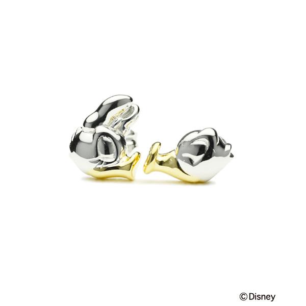 ピアス ディズニー ドナルドダック ＆ デイジーダック チュー ピアス シルバー925 メンズ レデ...