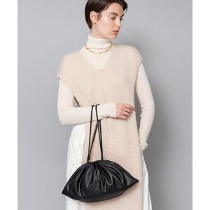 ランキング上位のプレゼント Vernis Rumi レザーテープバッグ Le