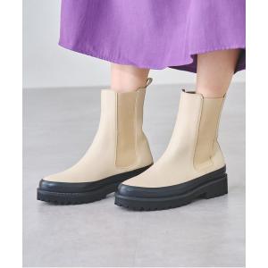 ブーツ 厚底チェルシーブーツ/11406