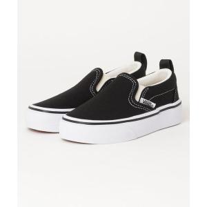 スニーカー キッズ VANS ヴァンズ SLIP ON(14-18) スリッポン　V98CS BLACK｜zozo