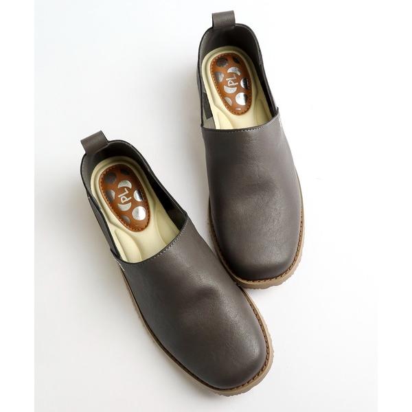 スリッポン PL Lカットフラットシューズ レディース