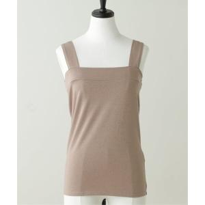 tシャツ Tシャツ ラメワイドストラップキャミ