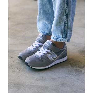 キッズ スニーカー new balance/ニューバランス   YV996 GY グレー｜zozo