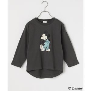 tシャツ Tシャツ 【DISNEY】MICKEYオーバーオールTシャツ
