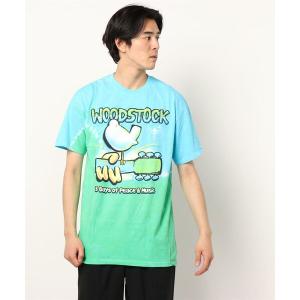 tシャツ Tシャツ メンズ 「LIQUID BLUE」TIE-DYE WOODSTOCK PT TEE｜zozo