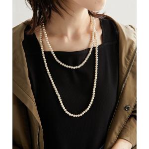 ネックレス 大人気アイテム/スタイリングに欠かせない/パールロングネックレス/PAPILLONNER/パピヨネ