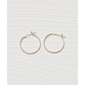 Jewel closet by L&Co. ピアス K10 ダブル フープ ピアス レディース