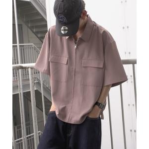 ジャケット ブルゾン カルゼ半袖ZIPジャケット