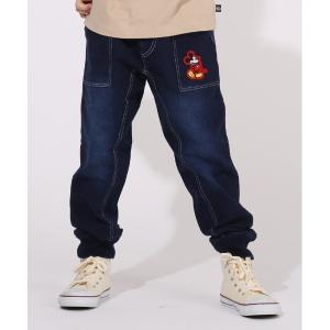 パンツ デニム ジーンズ ディズニー テーパード デニム ロングパンツ 5709K ベビードール BABYDOLL ベビー キッズ 男の子 女の子 D