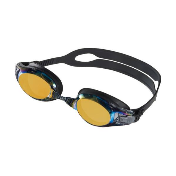 AQA/エーキューエー スイミングゴーグル ウォーターランナー ワイドクリックミラーIII KM-1...