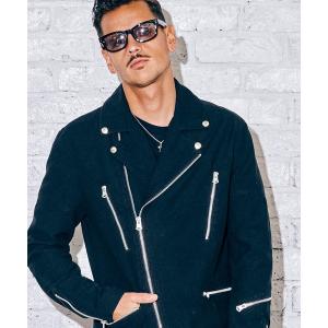 ジャケット ライダースジャケット VINTAGE WASH W RIDERS JACKET