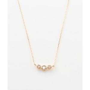 BLOOM（ブルーム） ネックレス K10 ホワイトゴールド ダイヤモンド