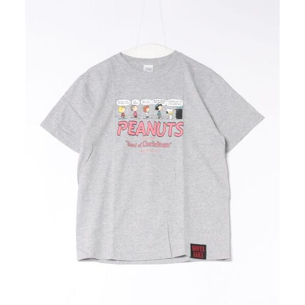 tシャツ 「 PEANUTS / NOSTALGICA 」 スヌーピー Ｔシャツ Type A レデ...