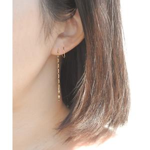 SIENA ROSE（シエナロゼ） ピアス ロングチェーン・アメリカンピアス