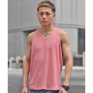 タンクトップ TIE DYE TANK TOP - “DIAGONAL WEB” / タイダイ