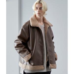 ブルゾン アウター 合皮 オーバーB3ジャケット メンズ レディース