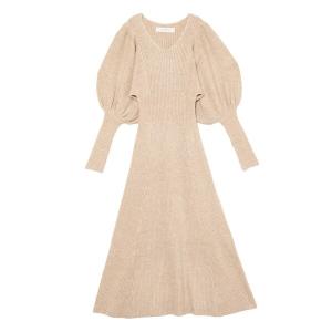 ワンピース ドットシフォンスリーブニットワンピース Zozotown Paypayモール店 通販 Paypayモール