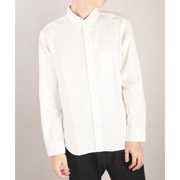 シャツ 日本製　長袖ボタンダウンオックスフォードシャツ ルーズシルエット メンズ レディース