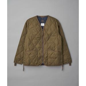 ダウンベスト ダウン TAION MILITARY ZIP V NECK DOWN JKT (TAION-101ZML-1)