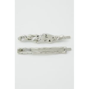 ヘアクリップ METAL WAVE HAIR PIN SET/ヘアピンセット