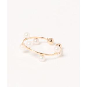 イヤーカフ K10アコヤパールイヤーカフ レディース