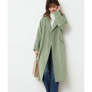 コート チェスターコート パール釦ロングチェスターコート