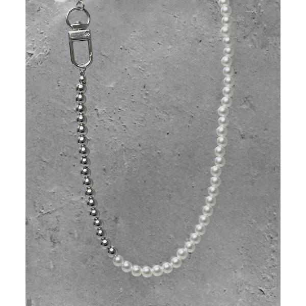 ネックレス SBG パールボヘミアンビーズチェーンネックレス メンズ レディース