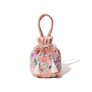 バッグ ハンドバッグ ANNA SUI 巾着バッグ ピンク