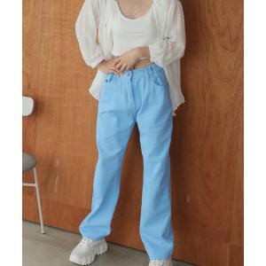 ジーンズ デニム デニムパンツ ハイウエストデニ...の商品画像