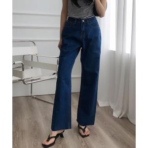 Lace Ladies ジーンズ デニム デニムパンツ ハイウエスト ストレート