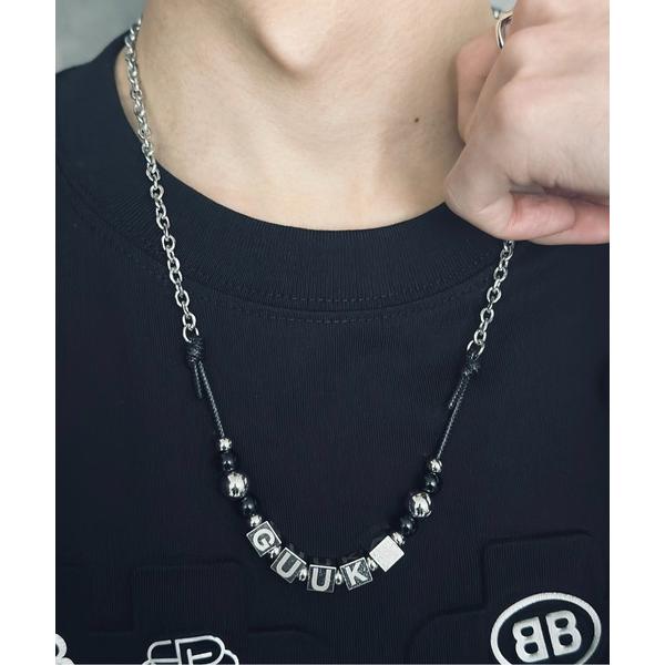 ネックレス 「OKUOKU　0909」スマイル  フラワー マルチカラー　ネックレス oku-smi...