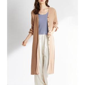 ワンピース 2wayニットロングカーディガン
