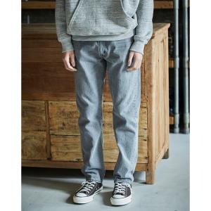 パンツ デニム ジーンズ 【orSlow】107 IVY FIT BLACK DENIM BLEACH MEN