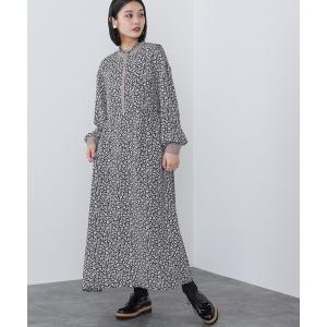 ワンピース BEAMS HEART / アンティーク フラワー ワンピース レディース