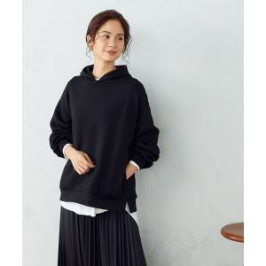 パーカー ダンボールニット　パーカ レディース