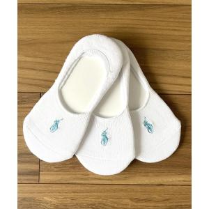 靴下 【POLO RALPH LAUREN/ポロ ラルフローレン】レディース カバー ソックス 靴下 ３足セット