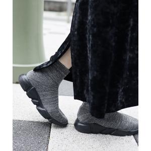 ブーツ スポーティースニーカーソックスブーツ レディース