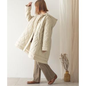 ダウン ダウンジャケット フレアキルティングコート