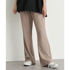 パンツ すきな丈カットフレアリブパンツ ＊ レディース