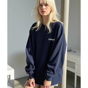 tシャツ Tシャツ レディース 「mahagrid/マハグリッド」ORIGIN LOGO LS TEE/オリジンロゴ 長袖Tシャツ