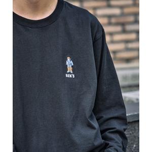 tシャツ Tシャツ 【BEN DAVIS/ベンデイビス】ミニゴリラワンポイント刺繍Tシャツ/ロンT/ユニセックス