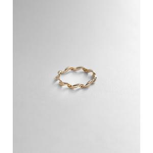 Jouete（ジュエッテ） 指輪 リング K10YG ツイスト ピンキーリング